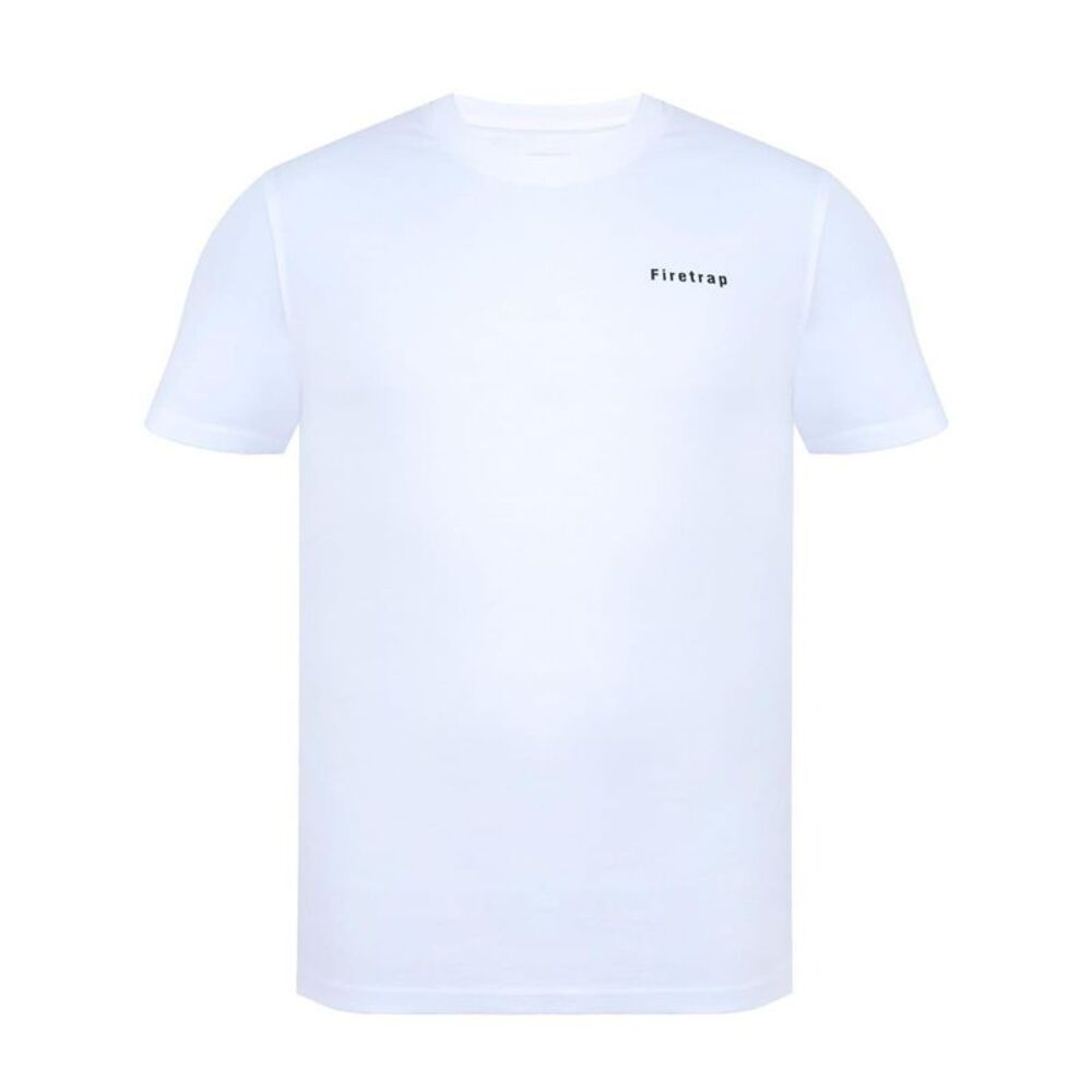 Firetrap Mens Cotton T-Shirt / White
